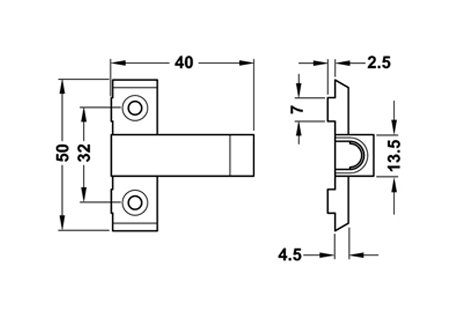 Крестовая адаптерная планка с устройством позиционирования